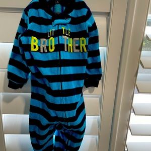 Size 3-6 Carter’s Microfleece Sleep & Play Footie One-Piece